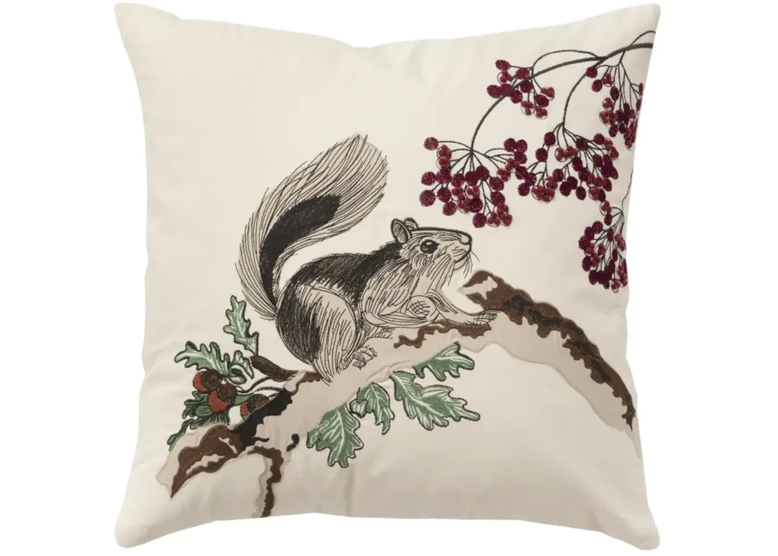 HOLIDAY 2022 Animal Brown Pillow