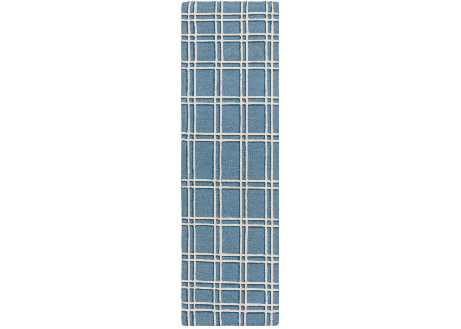 GENRE 601 BLUE  2'-3' x 8' Runner Rug