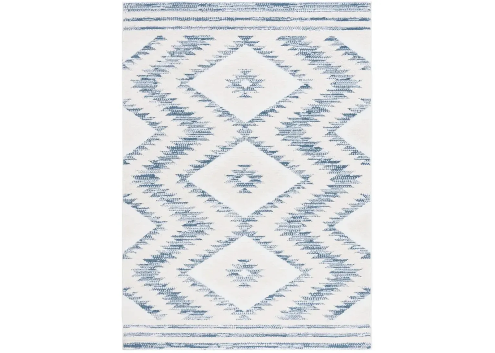 ALAMO 737 Blue 5'-3' X 7'-6' Medium Rectangle Rug