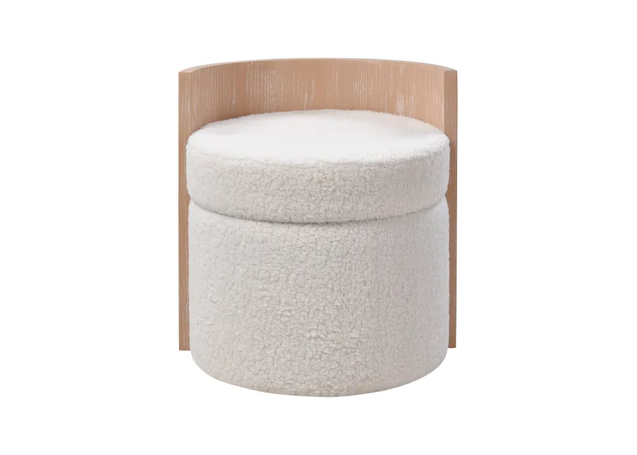 Pollard Stool - Light Oak