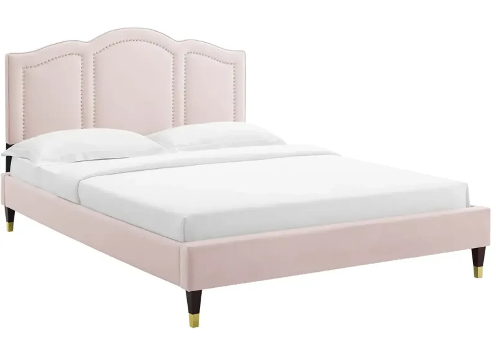 Emerson Performance Velvet King Platform Bed