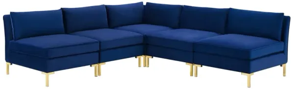 Ardent 5-Piece Performance Velvet Sectional Sofa