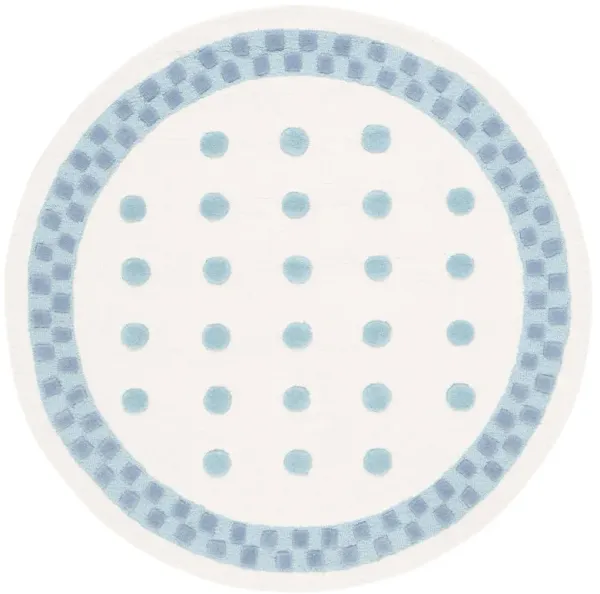SAFAVIEH KIDS Hand Tufted 5' x 5' Round area rug