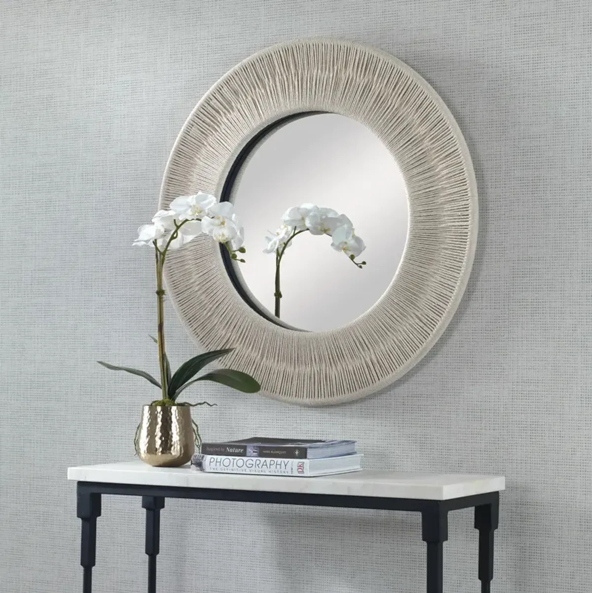 Sailor's Knot Round Mirror