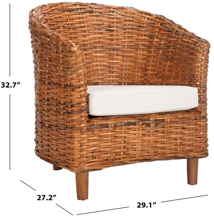 OMNI RATTAN BARREL CHAIR 