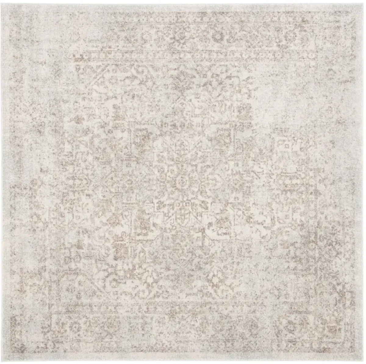 EVOKE 256 IVORY  5'-3' x 5'-3' Square Square Rug