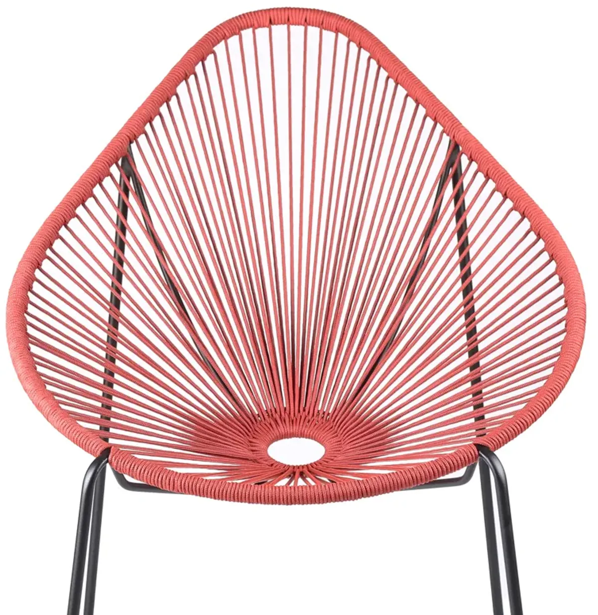 Acapulco Indoor Outdoor Steel Papasan Lounge Chair 