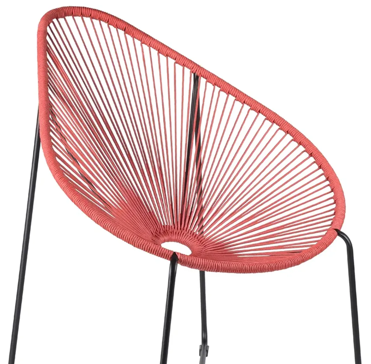 Acapulco Indoor Outdoor Steel Papasan Lounge Chair 