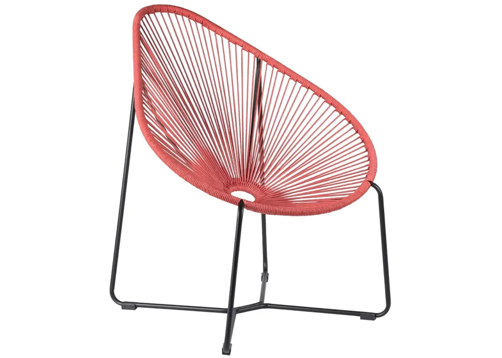 Acapulco Indoor Outdoor Steel Papasan Lounge Chair 