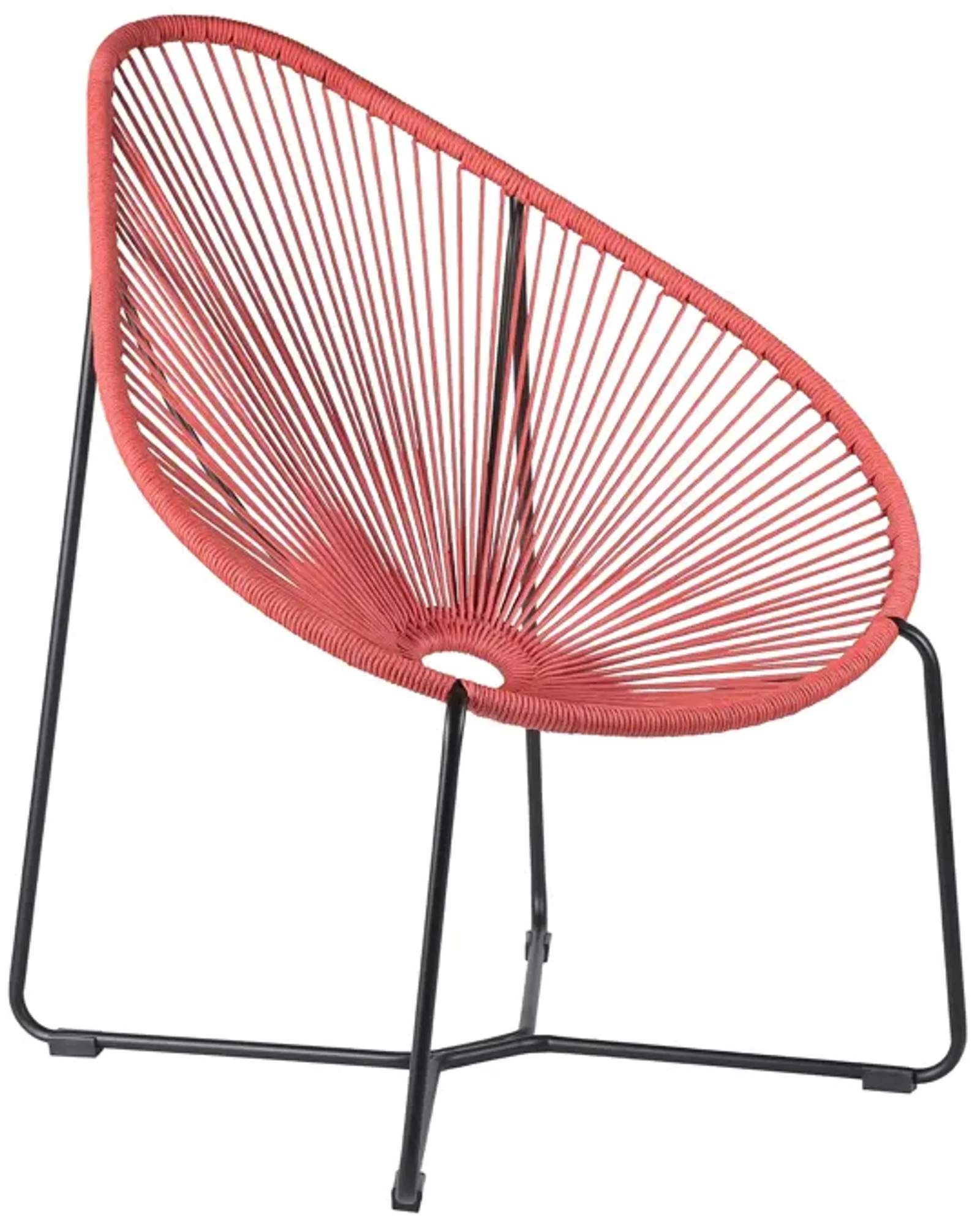 Acapulco Indoor Outdoor Steel Papasan Lounge Chair 