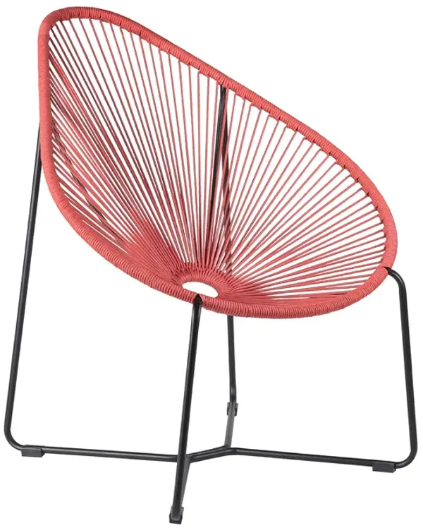 Acapulco Indoor Outdoor Steel Papasan Lounge Chair 