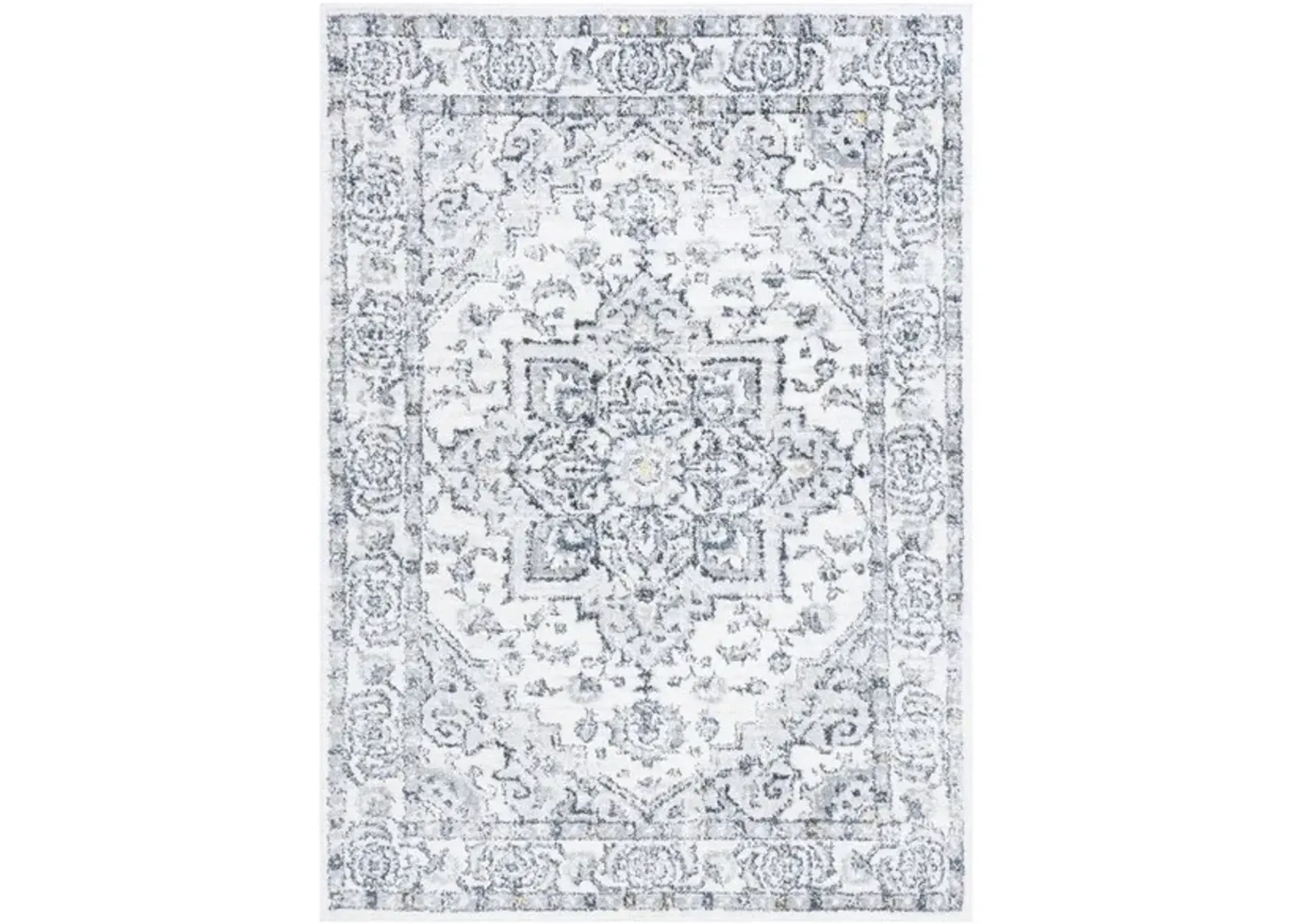 LAYLA 102 Grey 5'-5' x 7'-6' Medium Rectangle Rug