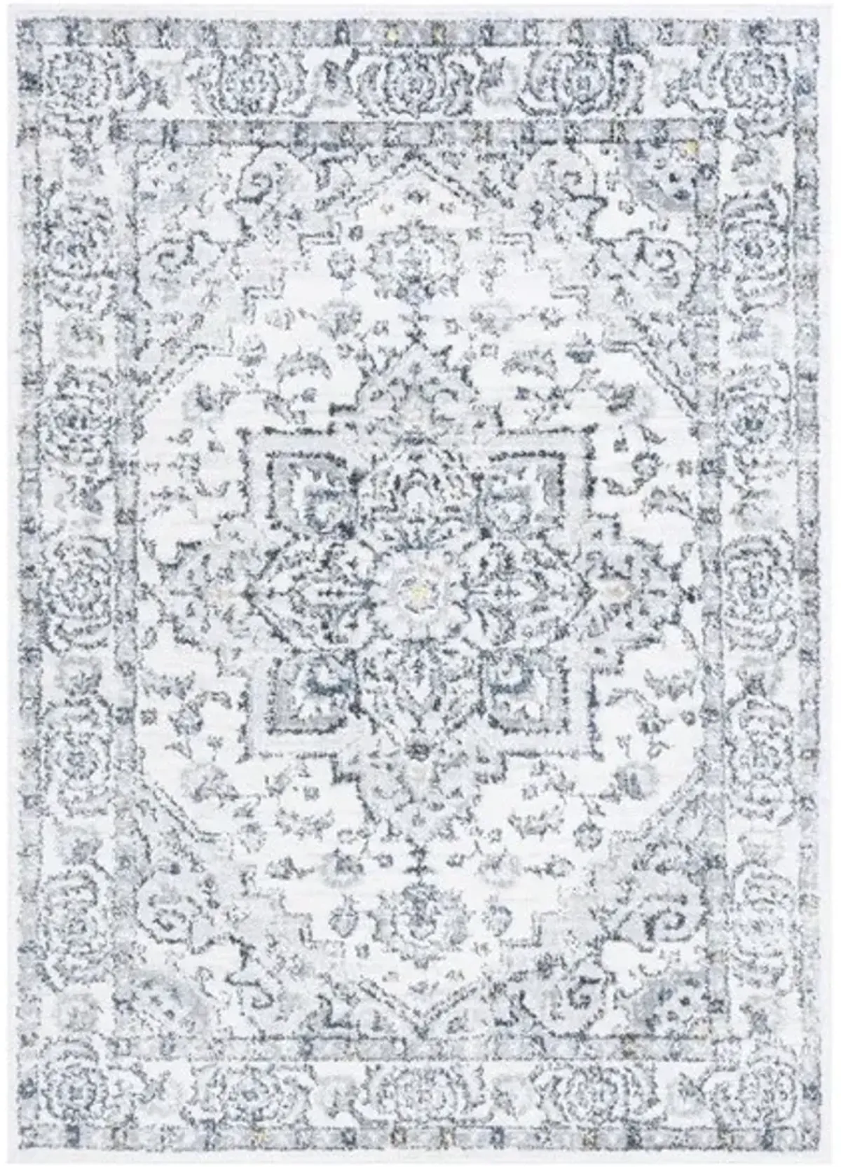 LAYLA 102 Grey 5'-5' x 7'-6' Medium Rectangle Rug