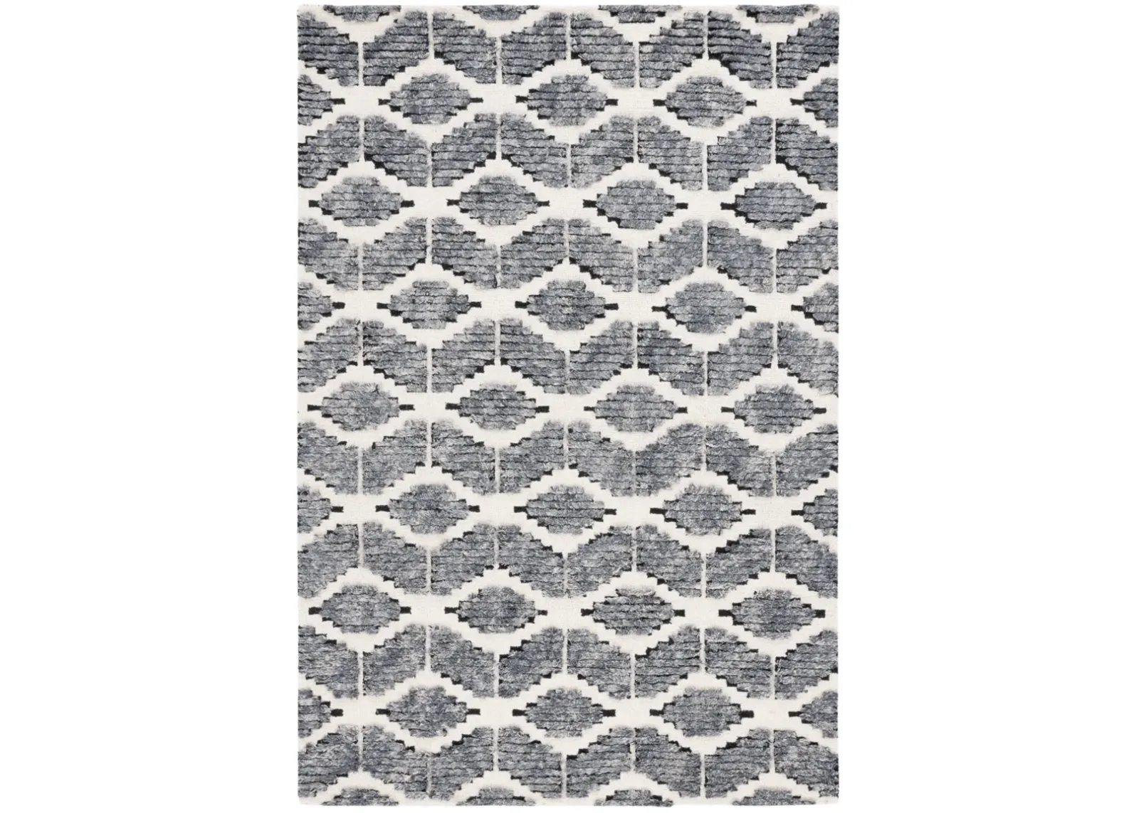 EBONY 704 DARK GREY  5' x 8' Medium Rectangle Rug