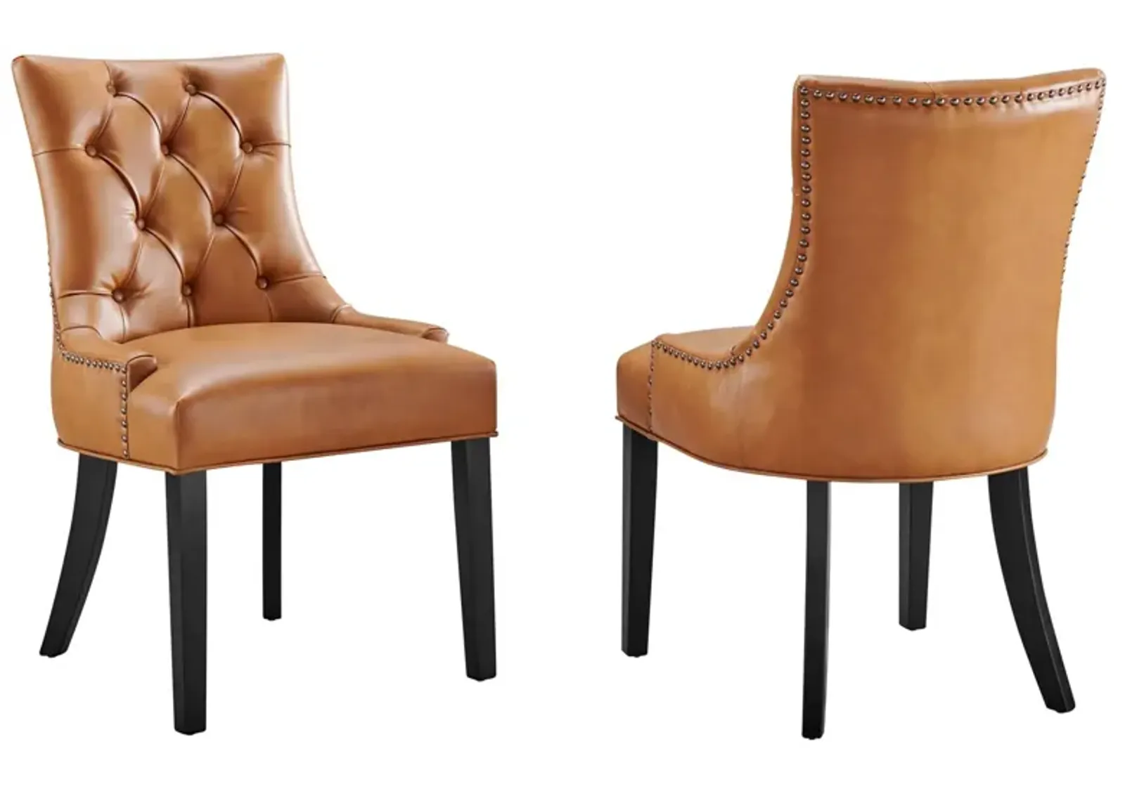 Regent Dining Side Chair Vinyl Set of 2