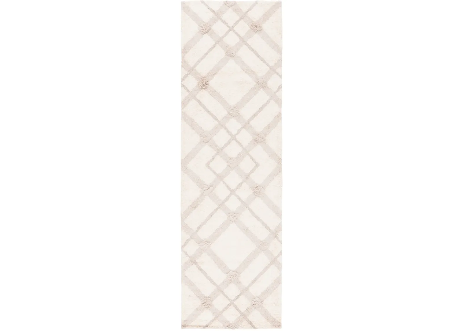 EASY CARE 215 IVORY  2'-3' x 8' Runner Rug