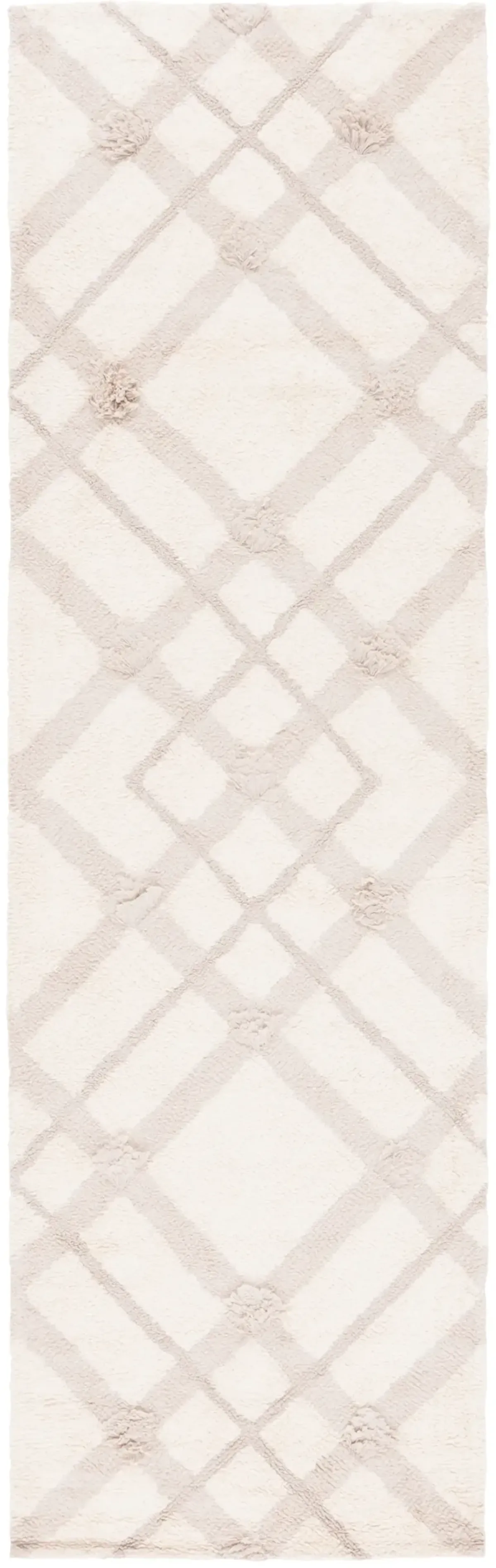 EASY CARE 215 IVORY  2'-3' x 8' Runner Rug