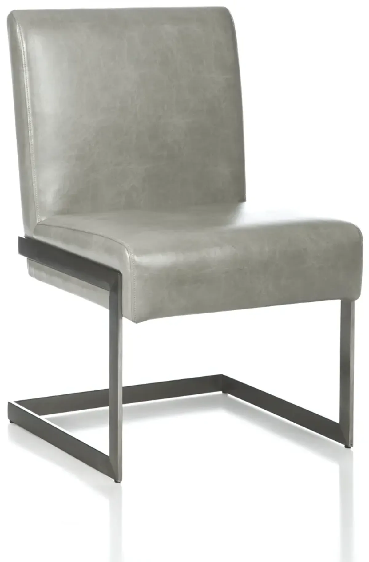 Coral Synthetic Leather Upholstered Dining Chair - Set of 2