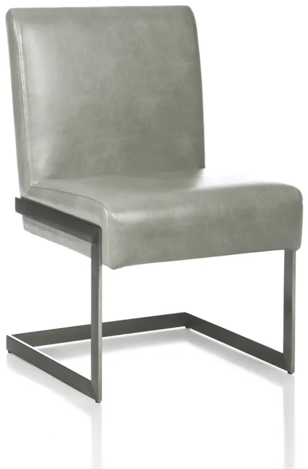 Coral Synthetic Leather Upholstered Dining Chair - Set of 2