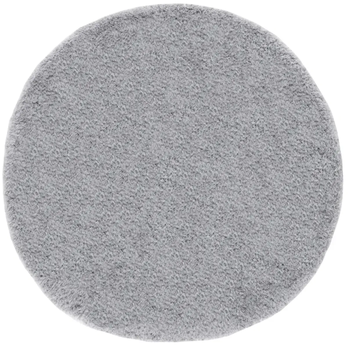 LUXE SHAG 160 GREY 4' x 4' Round Round Rug