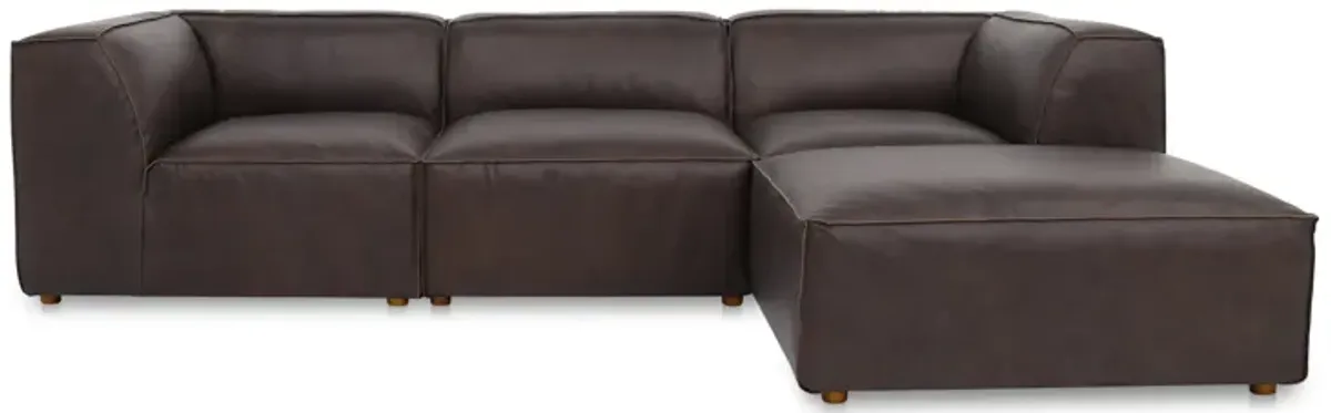 Form Lounge Modular Sectional Espresso Brown