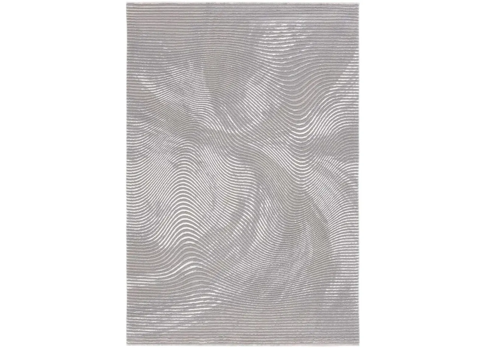 REVIVE 112 Grey 8' X 10' Large Rectangle Rug