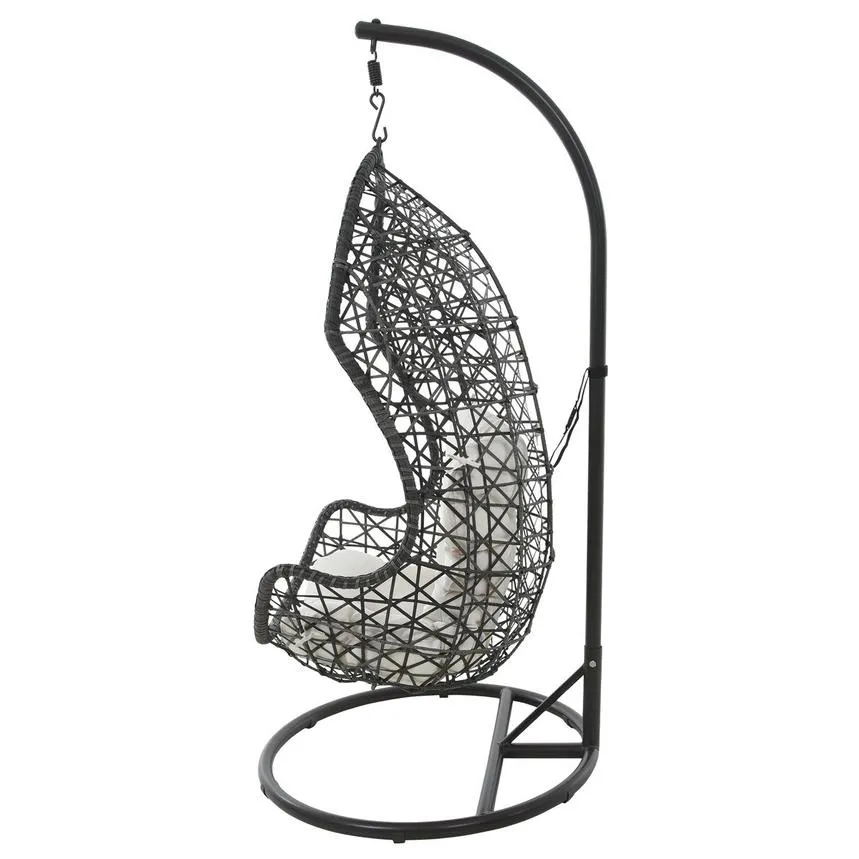 Panama Jack Hanging Chair w/Metal Stand &amp; Cushions