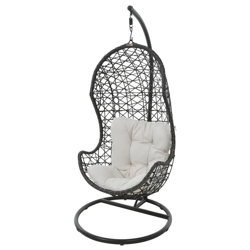 Panama Jack Hanging Chair w/Metal Stand &amp; Cushions