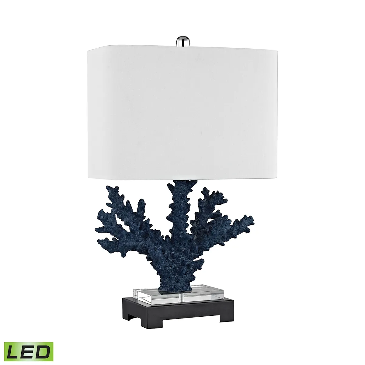 Cape Sable 26" High 1-Light Table Lamp - Navy