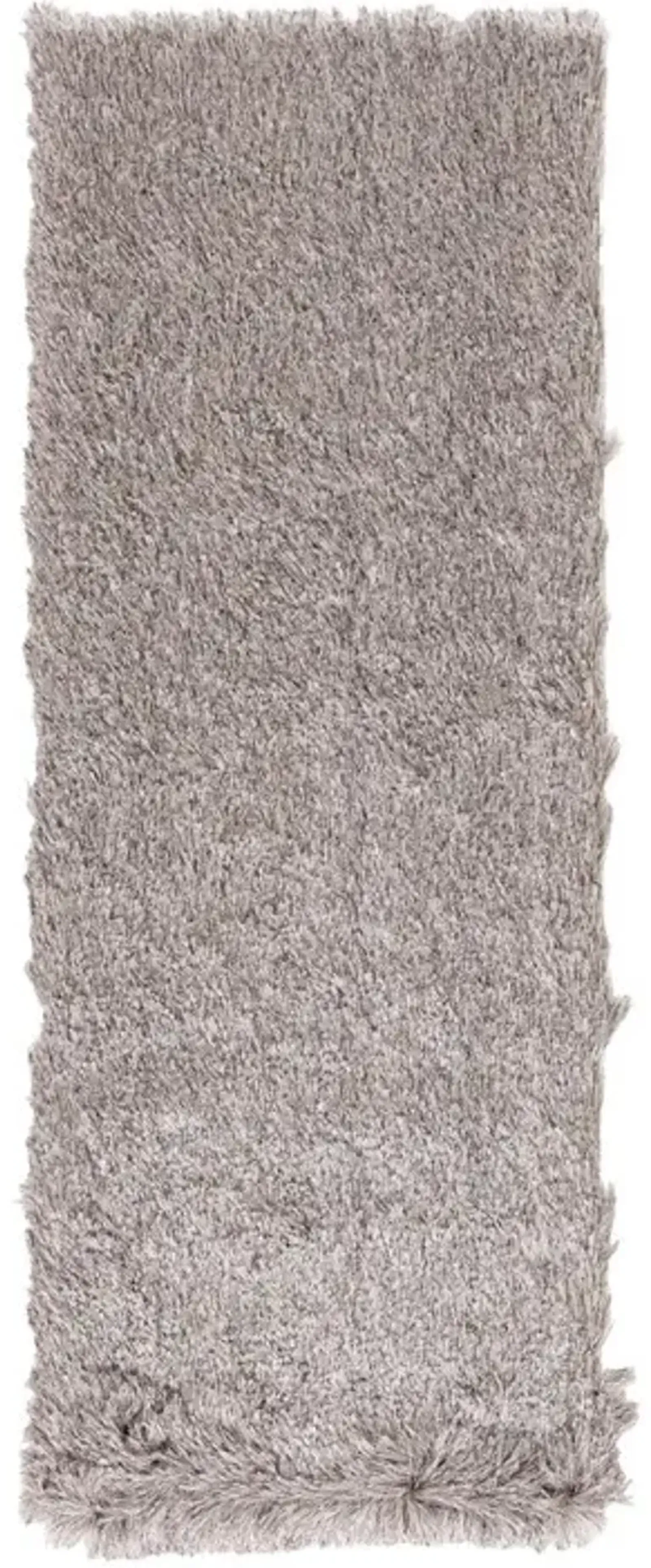 PARIS SHAG Brown 2'-3' X 6' Runner Rug