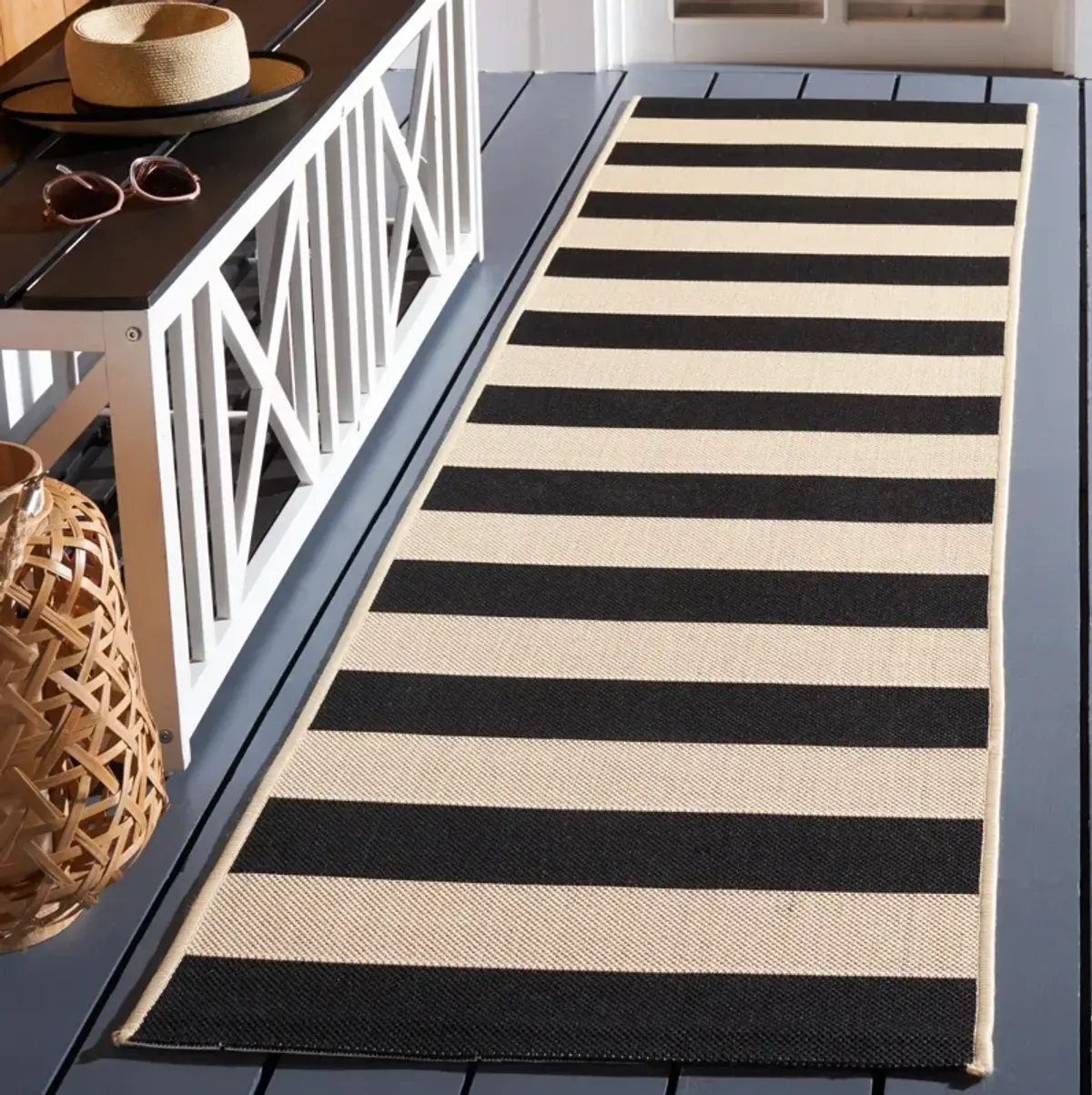 COURTYARD 6812 BEIGE  2'-3' x 6'-7' Runner Rug