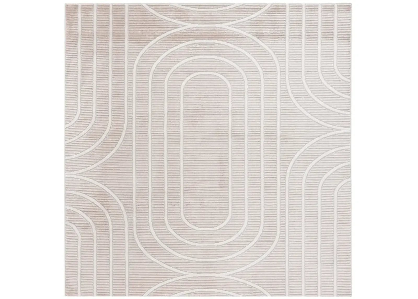 ARCHWAY 808 BEIGE  6'-7' X 6'-7' Square Square Rug