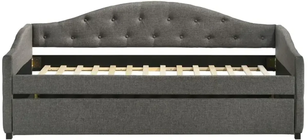 Sadie Upholstered Twin Daybed with Trundle