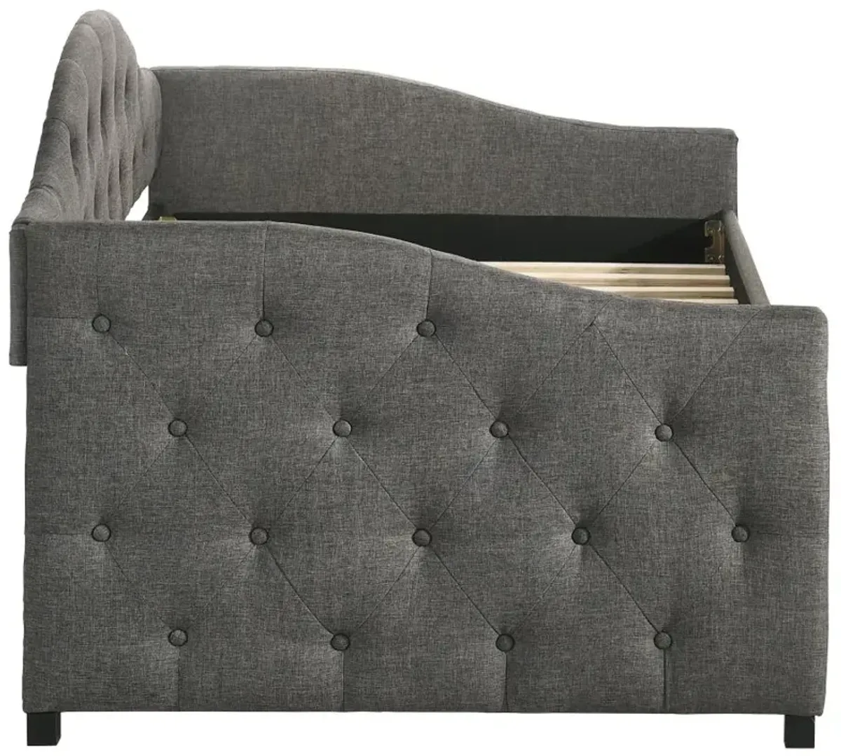 Sadie Upholstered Twin Daybed with Trundle