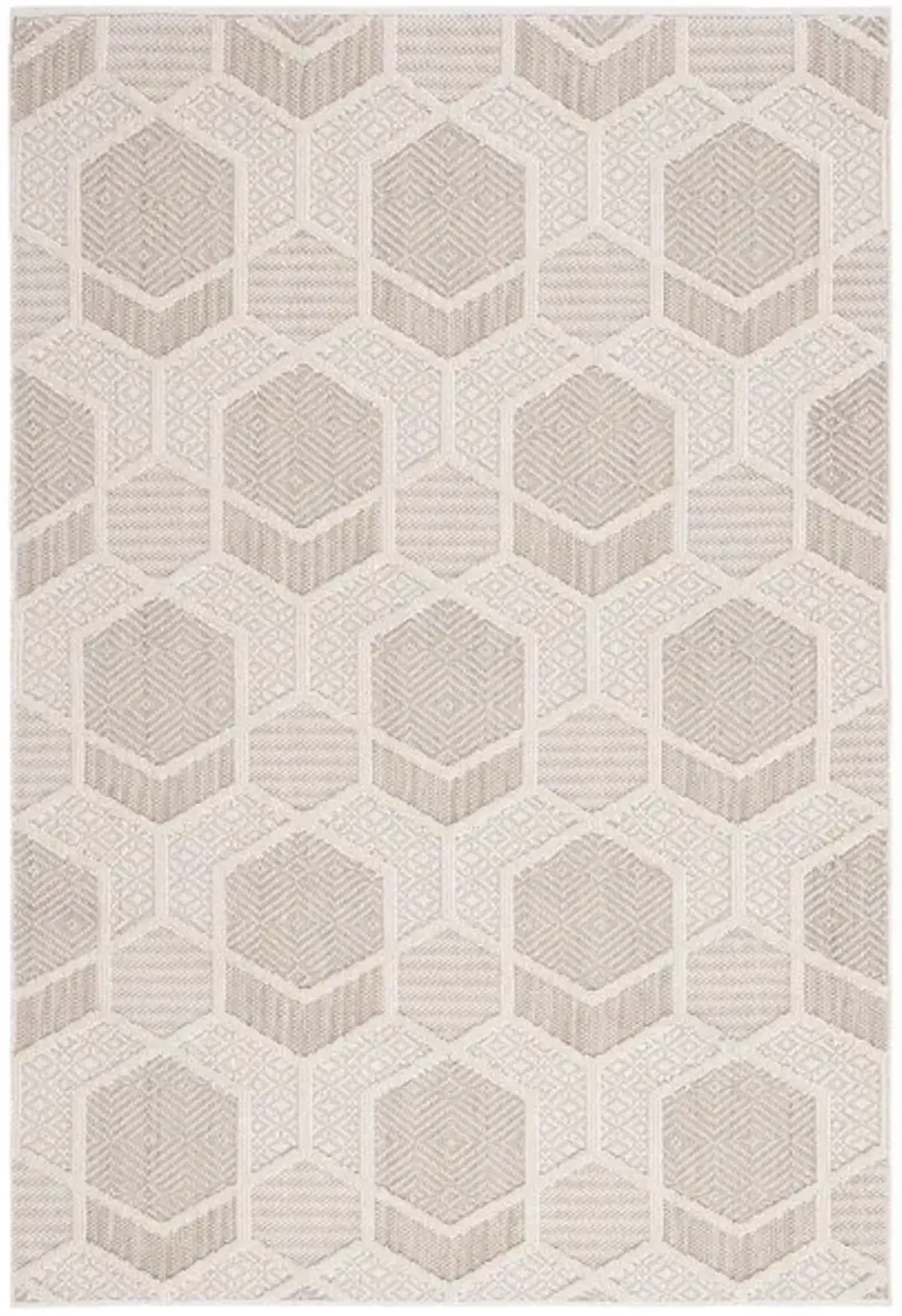 GLOBAL 406 Beige 9' X 12' Large Rectangle Rug