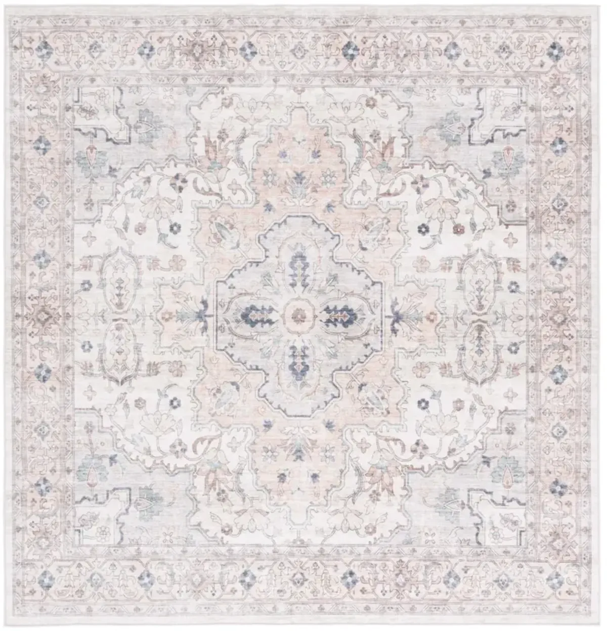ARIZONA 520 PEACH  6' x 6' Square Square Rug