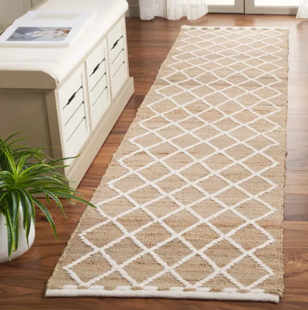 NATURAL FIBER Hand Woven 2'-3' x 9' runner