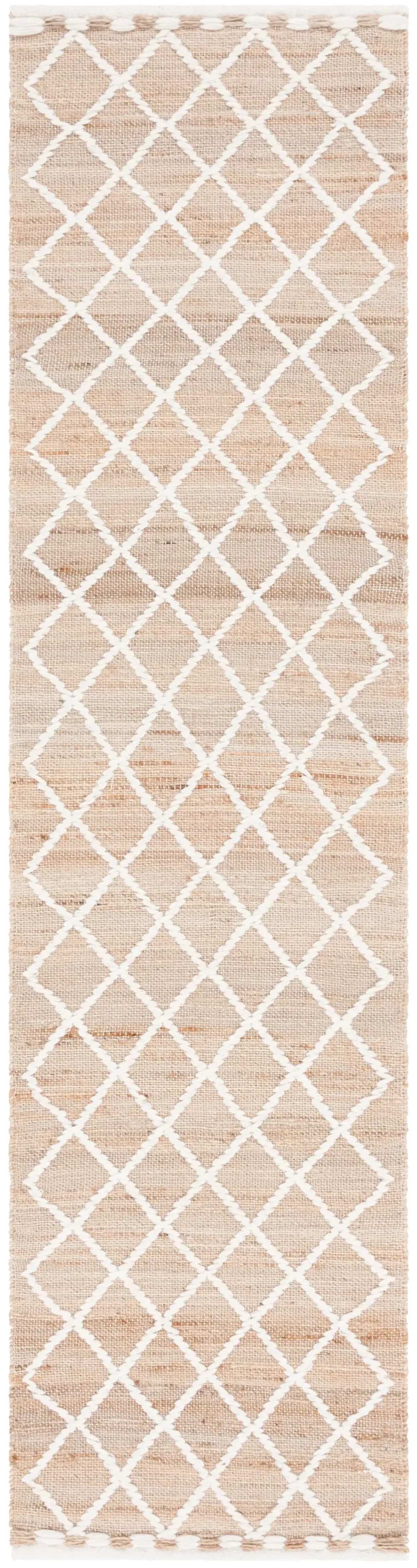 NATURAL FIBER 278 NATURAL  2'-3' x 9' Runner Rug