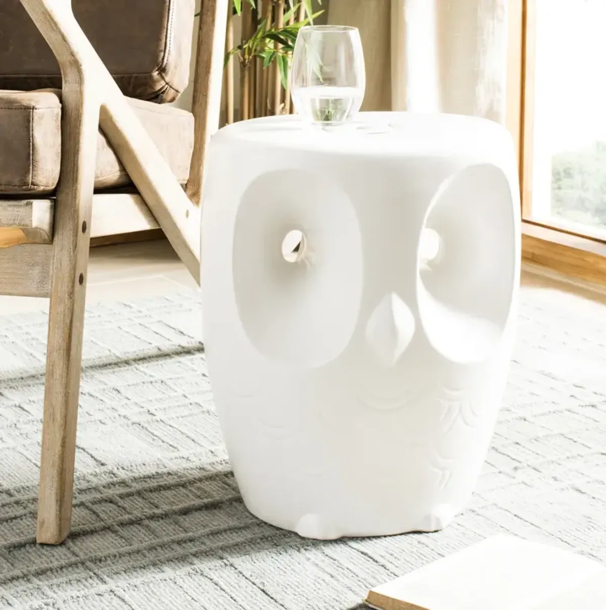 Owl Garden Stool