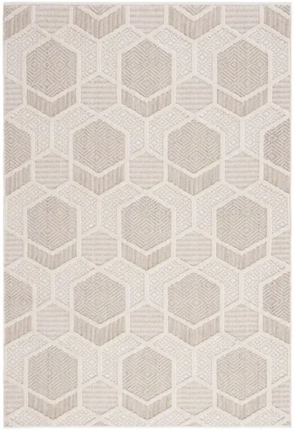 GLOBAL 406 Beige 9' X 12' Large Rectangle Rug