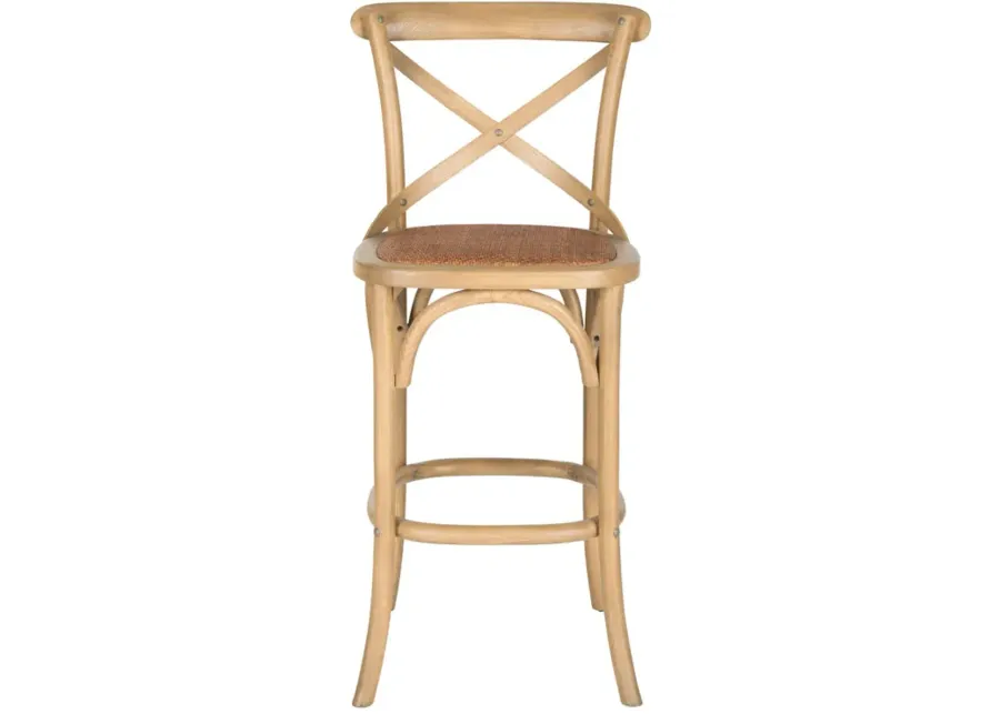 FRANKLIN X BACK BAR STOOL