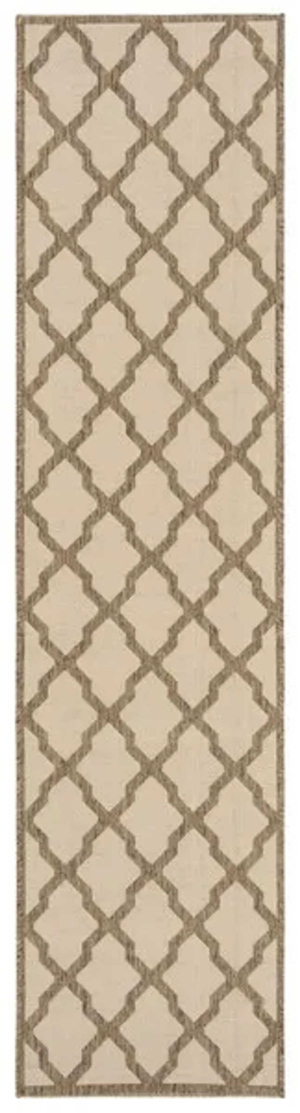 LINDEN 122 Collection LND122C-28 Cream / Beige 2'-2" X 8'