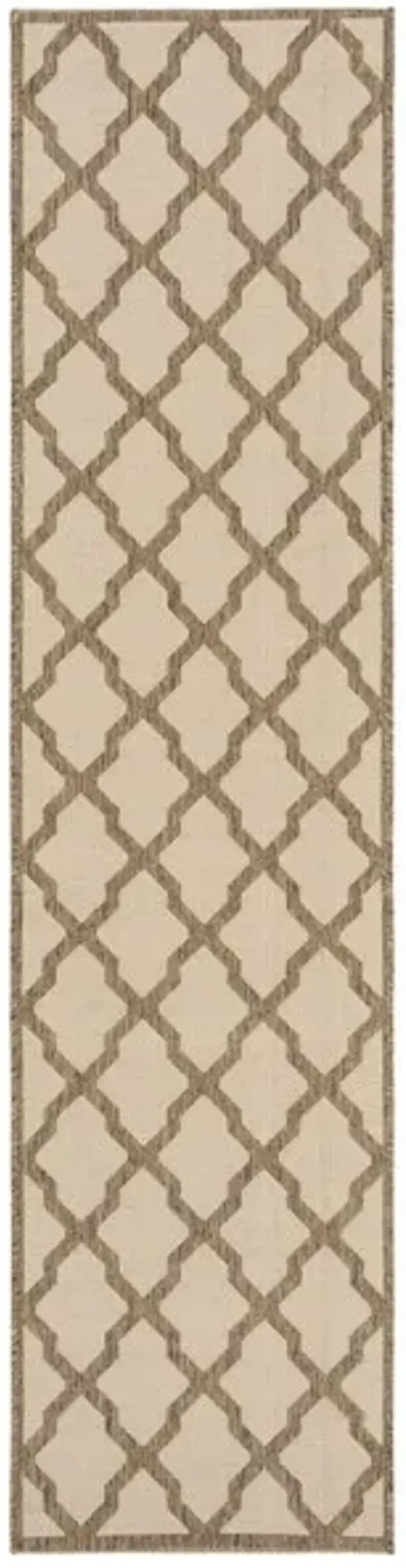 LINDEN 122 Collection LND122C-28 Cream / Beige 2'-2" X 8'