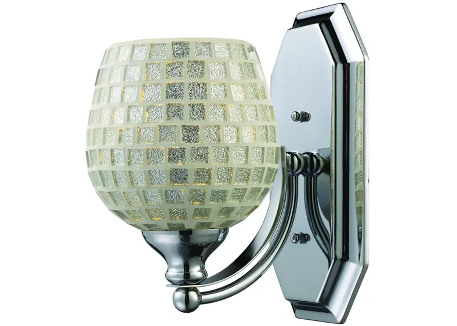 Mix and Match Vanity 5" Wide 1-Light Vanity Light - Polished Chrome