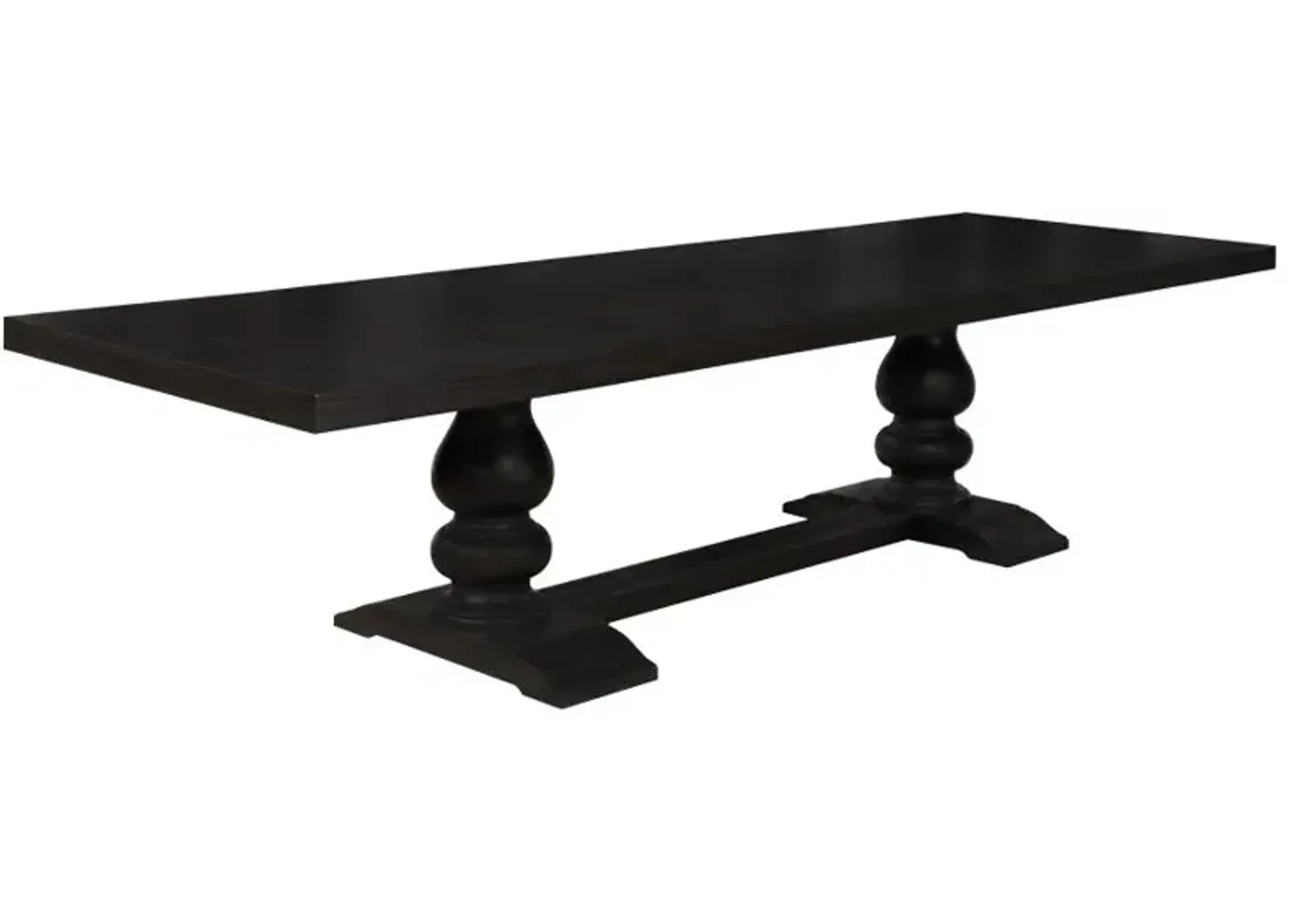 Phelps Rectangular Dining Table Antique Noir