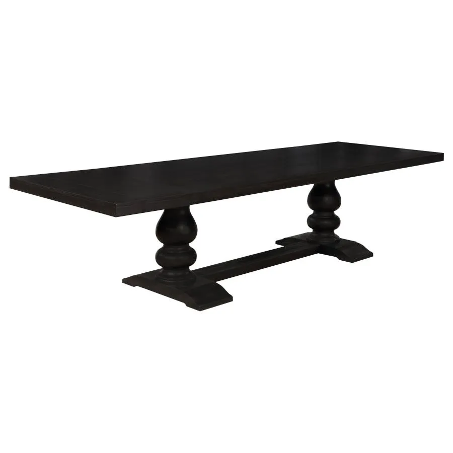 Phelps Rectangular Dining Table Antique Noir