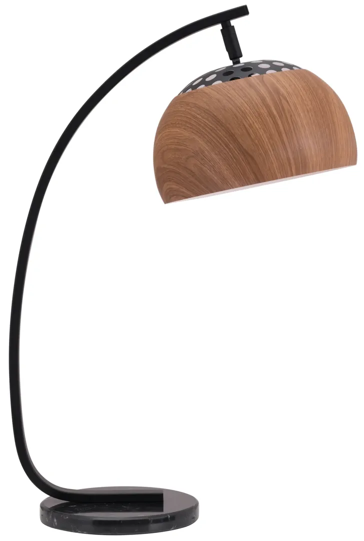 Brentwood Table Lamp Brown & Black