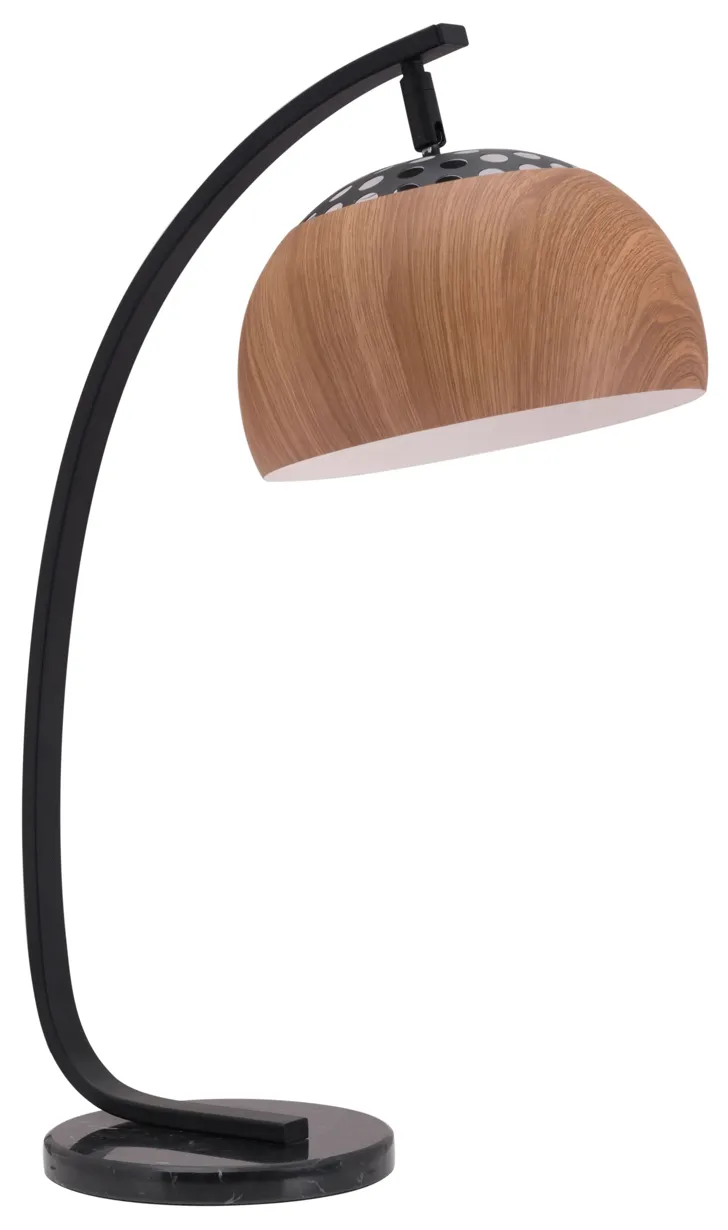 Brentwood Table Lamp Brown & Black