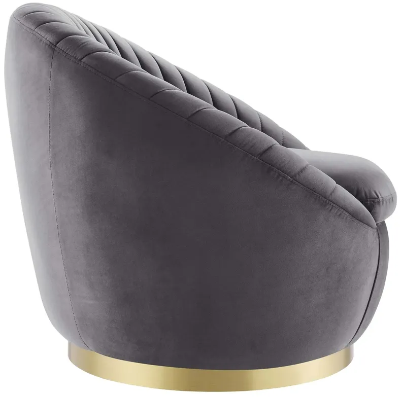 Whirr Tufted Swivel Chair