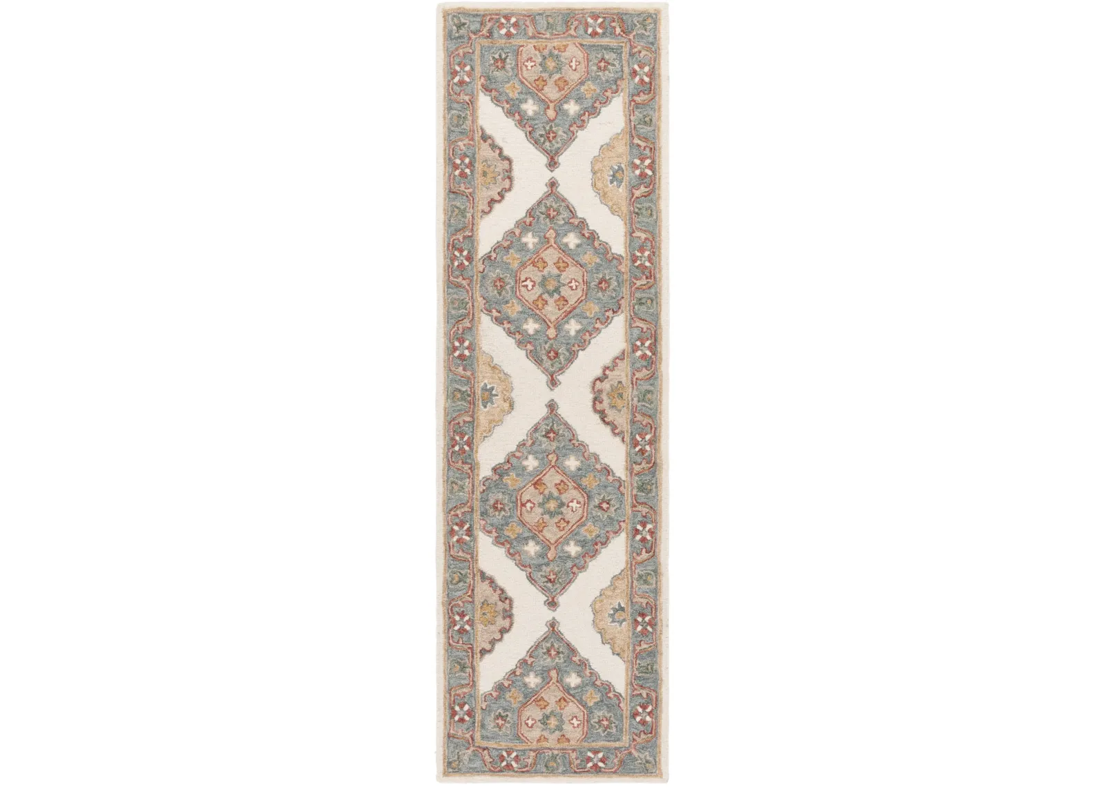 METRO 378 IVORY  2'-3' x 8' Runner Rug